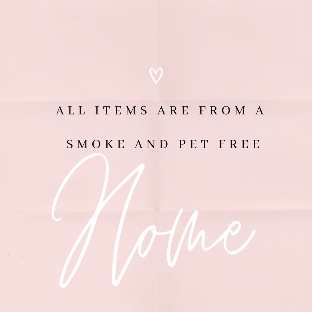 All Items Are From A Non-Smoking, Pet Free Home!